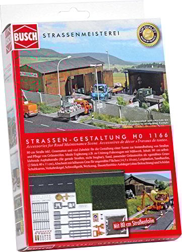 Busch 1166 - Komplett-Set Straßengestaltung und Mäharbeiten, Fahrzeug