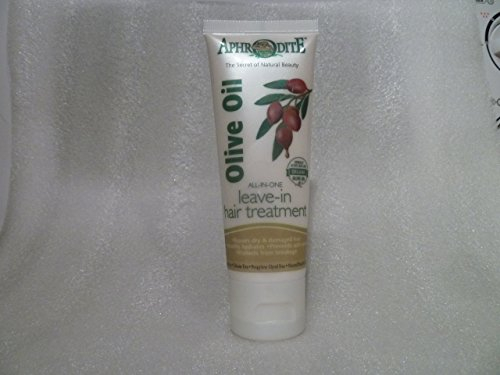 Aphrodite All-in-One Leave-In Haarkur trockene Haare - Haarserum mit Bio-Olivenöl & Arganöl verhindert Haarbruch & Krause - Anti Frizz Hair Oil Haarpflege für kaputtes Haar (100 ml / 3.38 fl oz)