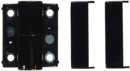 HEWI 4014884553473 Aufschraubband B9505.50 f. Stumpfe Türen, rechts, Stahl/Kunstst. schwarz
