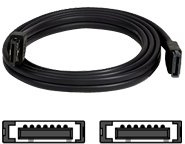 SONNET TECHNOLOGY External Serial ATA Cable with 2 x eSATA connectors