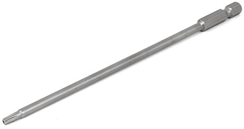 sourcing map 150 mm Länge T15 Magnetischer Torx-Sicherheitsschraubendreher | 1/4 Sechskantschaft