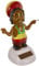Puckator FF68 Rasta Solar-Figur, Kunststoff, Braun/Schwarz/Rot/Gelb/Grün, 5,5 x 5 x 10 cm