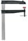 BESSEY Deep Reach Tradesman's Bar Clamp - 12 in. Throat x 24 in - CDS24-12WP - Woodworking Clamps with Wooden Handle, Ideal for Home Improvement, Workbench Projects, Carpentry and Cabinetry