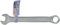 BGS 30563 | Maul-Ringschlüssel | SW 13 mm | Gabelringschlüssel
