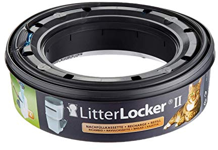 Litterlocker Recharge Unitaire Ronde Ii Pour Chat , Gris/Vert 1Er Pack
