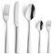 Kuppels | Besteckset FLAIR 30-teilig | Besteck Set 6 Personen | Hochglanzpoliert | Edelstahl | Spülmaschinengeeignet | Stilvolles Essbesteck | Wellenschliff Messer…