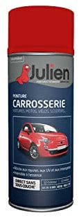 Julien Peinture Aérosol Relooking pour Carrosserie - Voitures et 2 roues - Rouge Vif 37092 400ml