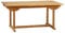Kai Wiechmann Gartentisch Teak ausziehbar Tisch Garten Terrasse Massivholz Ausziehtisch 120 x 75 cm Premium wetterfest