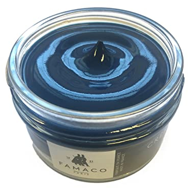 Famaco Cream Polish, Lustra Zapatos Unisex Adulto, Azul (Blue Horizon), 50 mL