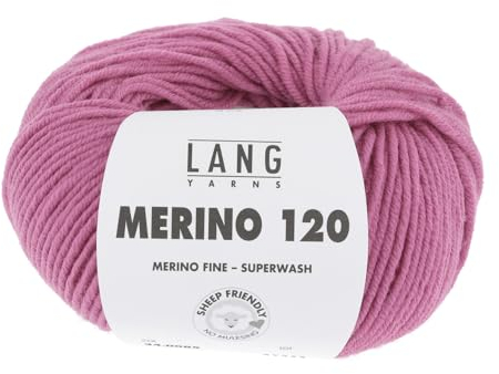 Lang Yarns Merino 120 Superwash 0085 pink