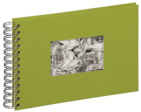 Pagna 12109-17 Spiralalbum 240 x 170 mm 40 Seiten, Leineneinband, weißer Fotokarton Farbe: lindgrün