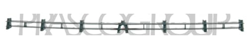 PRASCO Lüftungsgitter, Stoßfänger OP0172121 vorne | Kompatibel mit: OPEL ASTRA G Caravan, ASTRA G CC, ASTRA G Kasten/Kombi, ASTRA G Stufenheck