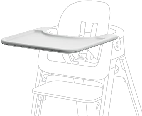 Bandeja de Stokke Steps Baby Set, Blanco - Accesorio funcional para la Trona Stokke Steps Baby Set - Dale a tu hijo un lugar para jugar y comer - Duradera, sin herramientas y fácil de limpiar