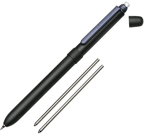 SKILCRAFT Alphapointe B3 Aviator Multi-function Pen Black/Blue Ink, Medium Point with Pencil (7520-01-NIB-2242)