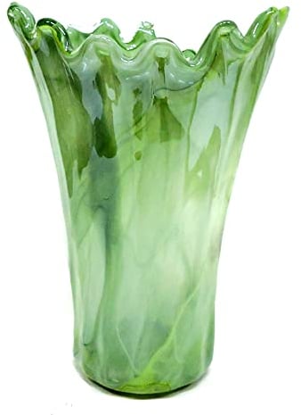 Tammaro Home Vaso in Vetro di Murano Verde Modello Milord by