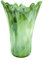Grün Murano Glas Vase Milord Made in Italy
