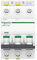Schneider Electric A9F03332 Leitungsschutzschalter iC60N, 3P, 32A, B Charakteristik, Weiss, 32 Ampere B