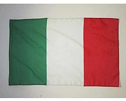 AZ FLAG - Drapeau Italie - 90x60 cm - Drapeau Italien 100% Polyester Avec Fourreau et Cordelette - Pavillon 50 g
