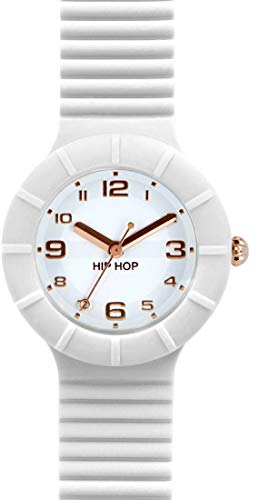 HIP HOP Damen Analog Quarz Uhr mit Silikon Armband HWU0432