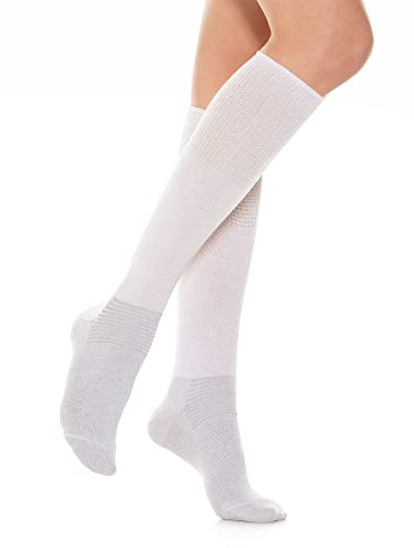Relaxsan 550L Calze Senza Elastico Uomo Donna, Lunghe, Senza Compressione, Piedi Diabetici, Cotone e Argento