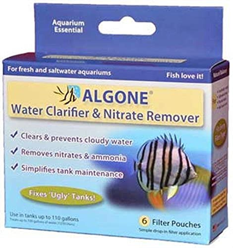 Algone Aquarium-Wasserklärer und Nitratentferner, groß
