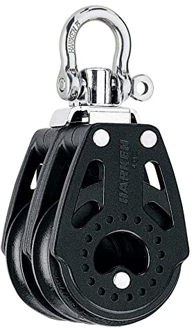 HARKEN Sailing 40mm Carbo Block Double Block, Swivel, Part 2638