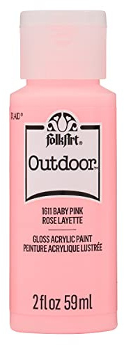 Folkart Acrylic Paint, Pink, 2oz
