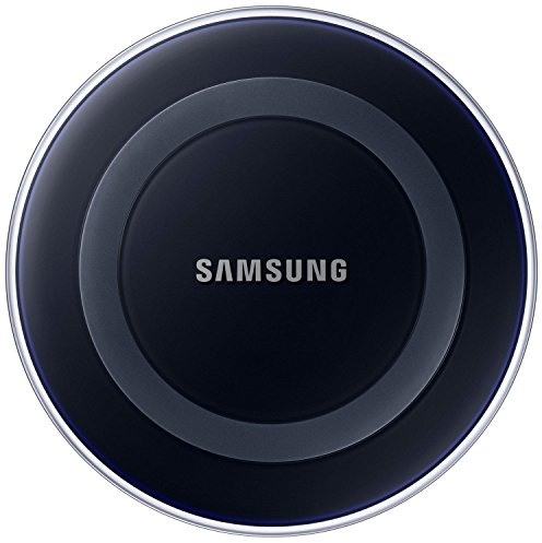 Samsung Induktive Ladestation Qi-Charger, kompatibel mit Samsung Galaxy S6/S6 Edge und S7/S7 Edge, schwarz