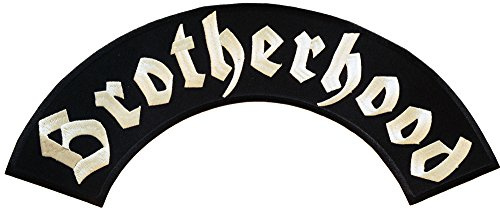 Brotherhood Streetfighter Motorradclub MC Biker BACKPATCH Aufnäher Aufbügler
