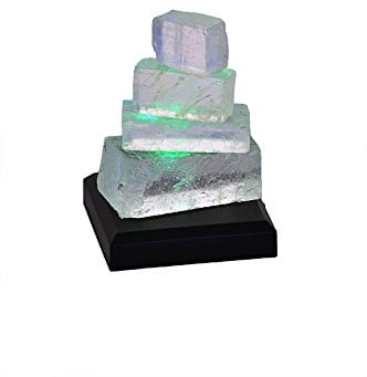 LED Dreams 4041678003913 5-er LED-Set Halit-Turm, LED-BASE, schwarz mit Aufsatz, inklusiv Batterien