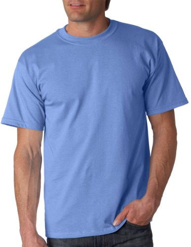 Gildan Men's G2000 Ultra Cotton Adult T-Shirt, Carolina Blue, X-Large, Carolina Blue, Medium