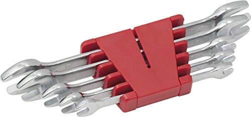 KS TOOLS Jeu de clés à fourche double, 5 pièces 8-19mm 517.0145