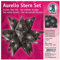 Ursus 34155500 - Faltblätter Aurelio Stern Black & White, Spiralornament, 33 Blatt, aus Transpatentpapier 115 g/qm, ca. 14,8 x 14,8 cm, einseitig bedruckt, ideal als Weihnachtsdeko
