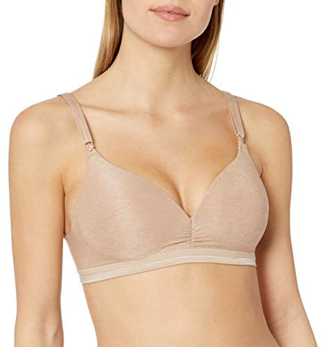 Warner's Women's Play It Cool Wire-Free Contour Bra with Lift, Toasted Almond, 36D