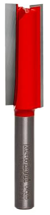 Freud 12mm (Dia.) Double Flute Straight Bit with 1/4 Shank (04-528)