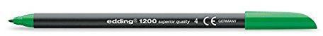 Edding Fasermaler edding 1200 colourpen 1mm grün