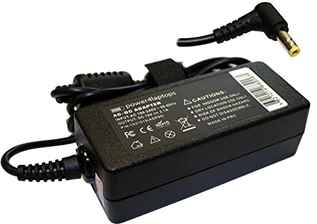 Power4Laptops Adattatore Alimentatore per Portatile Caricabatterie Compatibile con Packard Bell DOT S2/R.CH/101