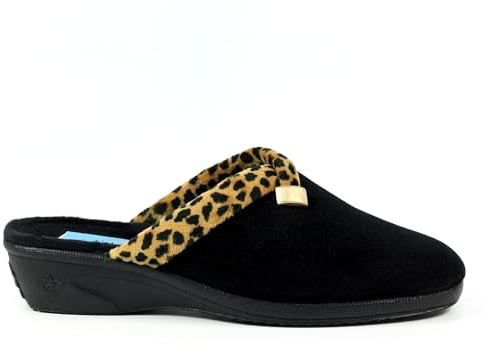 Lunar Womens Michelle Ocelot Slipper