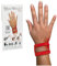 WristWidget® (Rot) Verstellbare Handgelenkstütze für TFCC-Risse, Einheitsgröße. Für linkes und rechtes Handgelenk, Gewichtsunterstützung, Übung