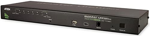 ATEN 8 Port USB KVM, Daisy Chain 8-Port PS/2-USB KVM Switch, CS1708A-AT-G