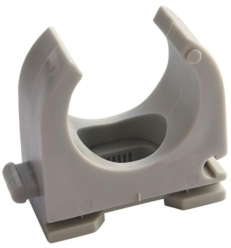 30 Stück - M25 PVC Klemmschelle | Quick-Schelle | Rohrschelle | XmediaSat für Stangenrohr
