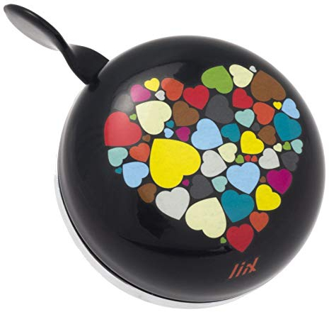 Liix Ding Dong Fahrradklingel Hearts Herzen Große Glocke