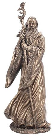 Nemesis Now Merlin Bronzefigur, 47 cm, Bronze