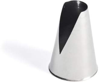 De Buyer - Douille Saint-Honoré en inox - Diamètre 1,5 cm - En Inox, Idéale pour Décorer, Garnir et Remplir, Sans Soudure pour Hygiène Parfaite, S'Adapte aux Poches Pâtissières