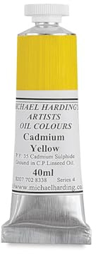 Michael Harding Oil Colour : 40ml Cadmium Yellow