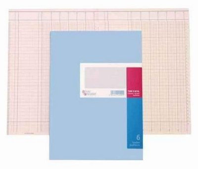 Spaltenbuch A4 K+E 86-12061 40Bl 6Spalten 7106K40