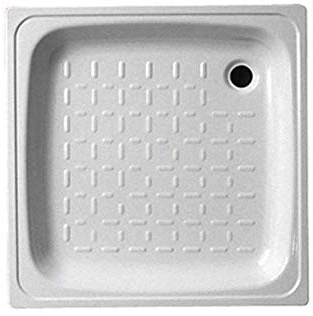 Smavit Duschtasse aus Stahl, Maße (BxTxH): 70x70x8 cm, Weiß