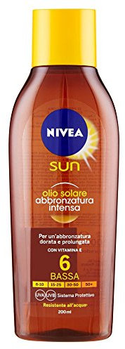 sun olio solare abbronzatura intensa spf 6 bassa 200 ml
