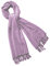 nella-mode Edler & Eleganter Schal, Stola; - Florales Muster; - Farbe: hell Flieder/Silbergrau