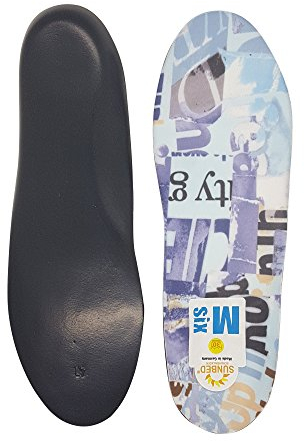 Sunbed Six anatomische Komfort Weichschaumeinlage mit Senkfußstütze, Spreizfußstütze, Fersenpolster (38)